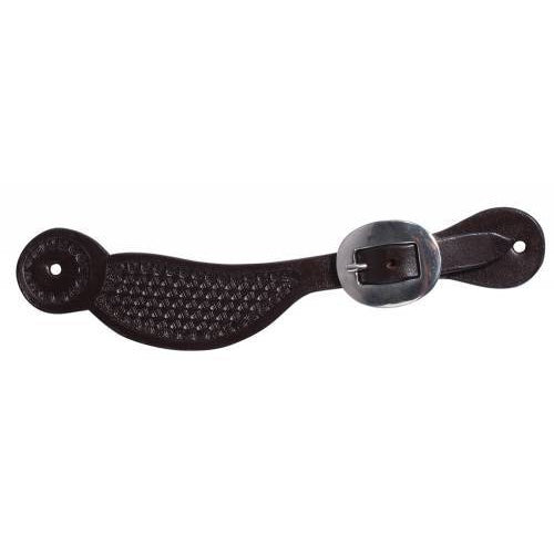 Professional's Choice Basket Weave Spur Strap Black