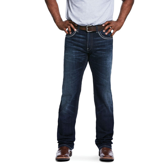 Ariat Men's M5 Slim Stretch Coltrane Stackable Straight Leg Jeans - Nightingale