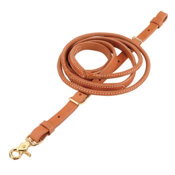 Weaver Leather Harness Leather Round Roper and Contest Rein 3/4" x 8'