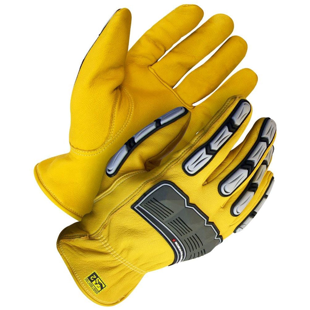 Bob Dale Gloves Grain Goatskin Driver Back Hand Protection