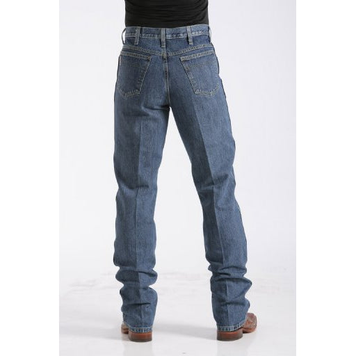 Cinch Mens Slim Fit Bronze Label Jeans - Dark Stonewash