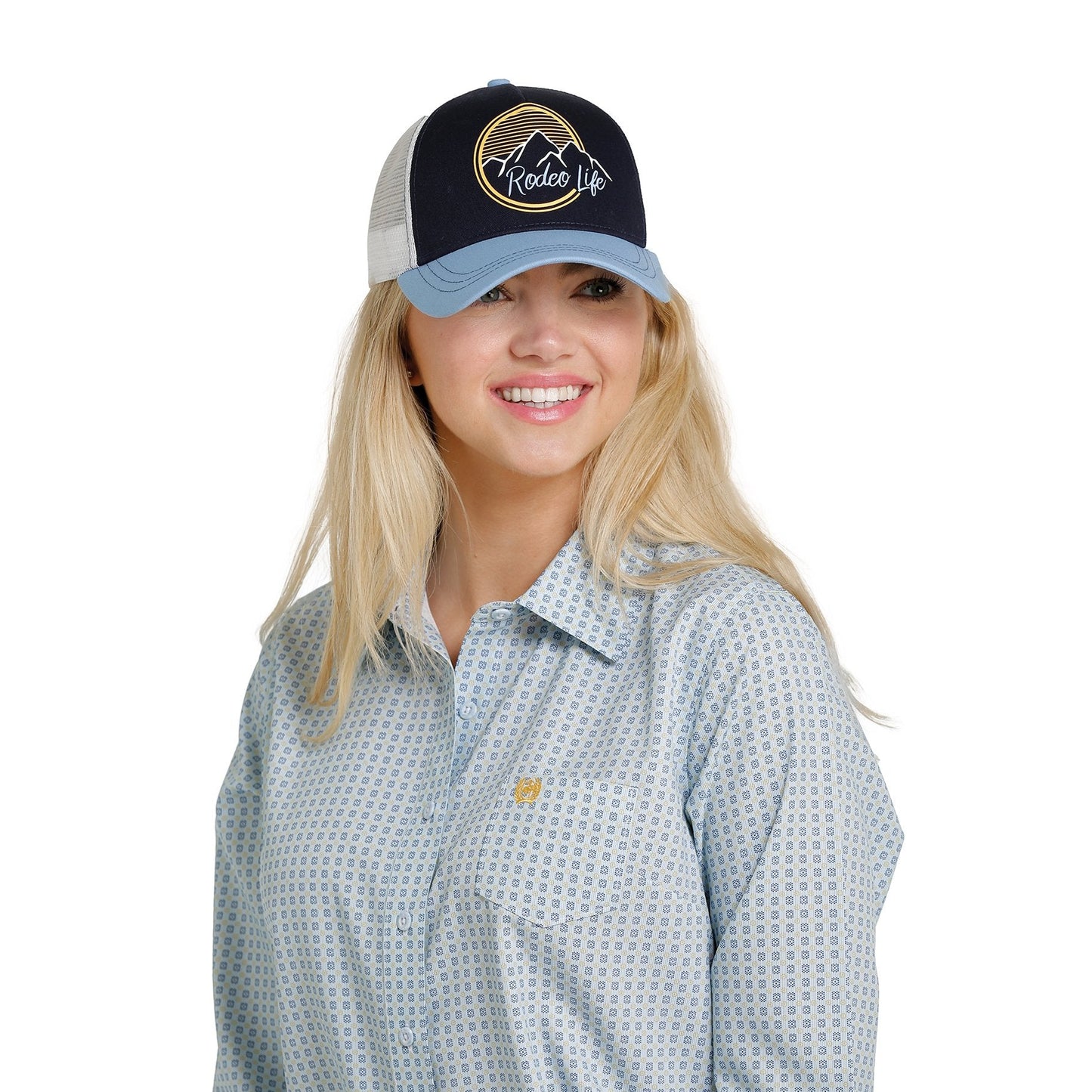 Cinch Women's Trucker Cap - Blue