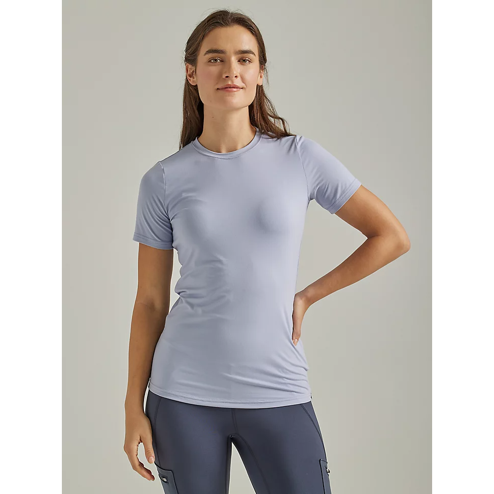 ATG By Wrangler Women's Performance Crew Neck Tee - Lilac