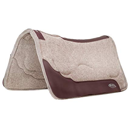 Contoured wool saddle pad sale