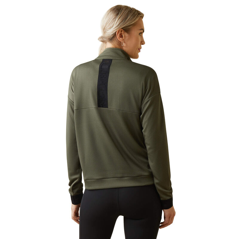 Ariat Womens Breathe 1/2 Zip Sweatshirt - Beetle