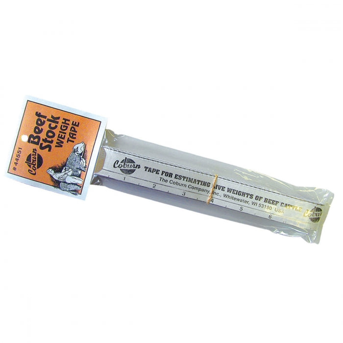 Beef Stock Weigh Tape - Irvines Saddles