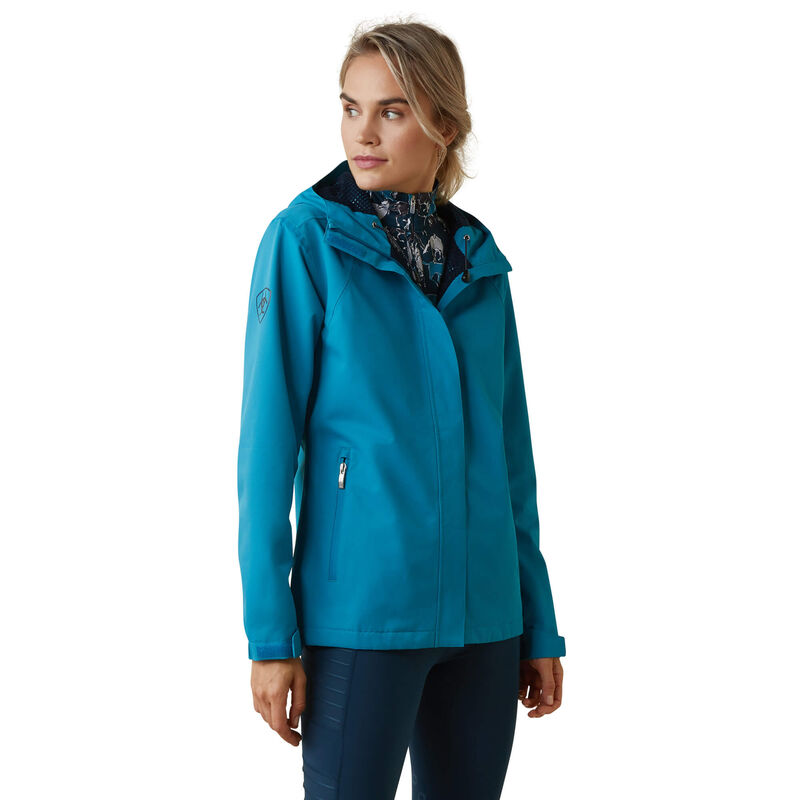 Ariat Womens Spectator Waterproof Jacket - Mosaic Blue