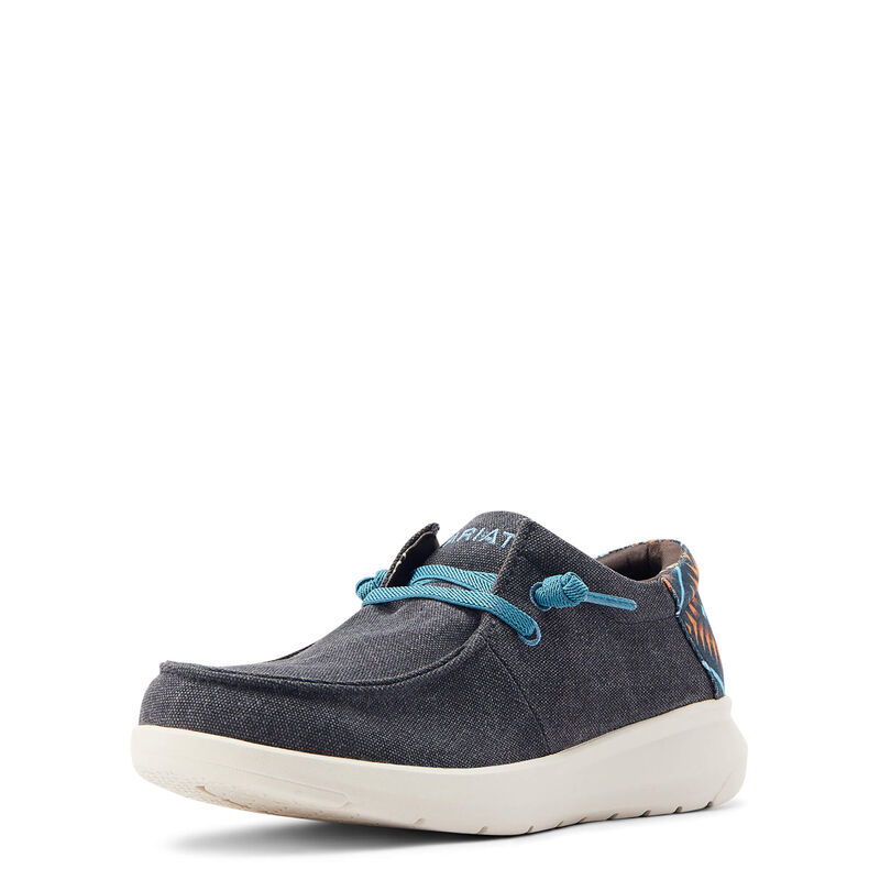 Ariat Men's Hilo Stretch Lace Shoes - Charcoal Blue