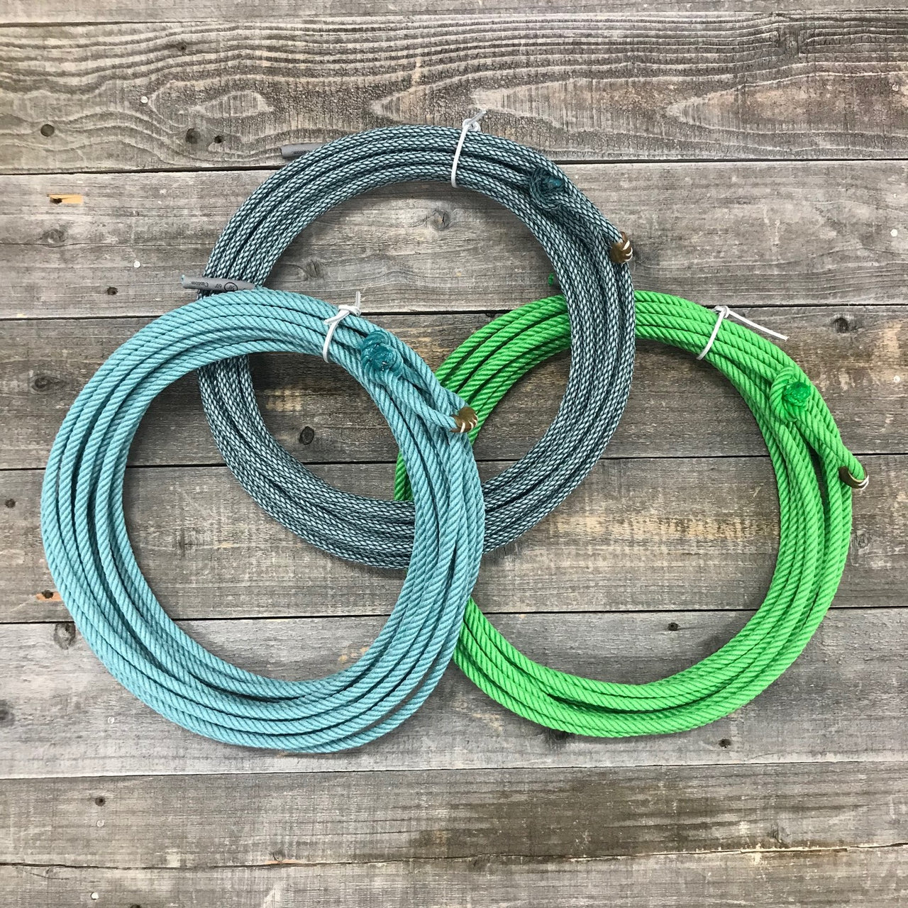 Synco Chaos 4-Strand 10.25mm Calf Rope - Black/Aqua/Silver