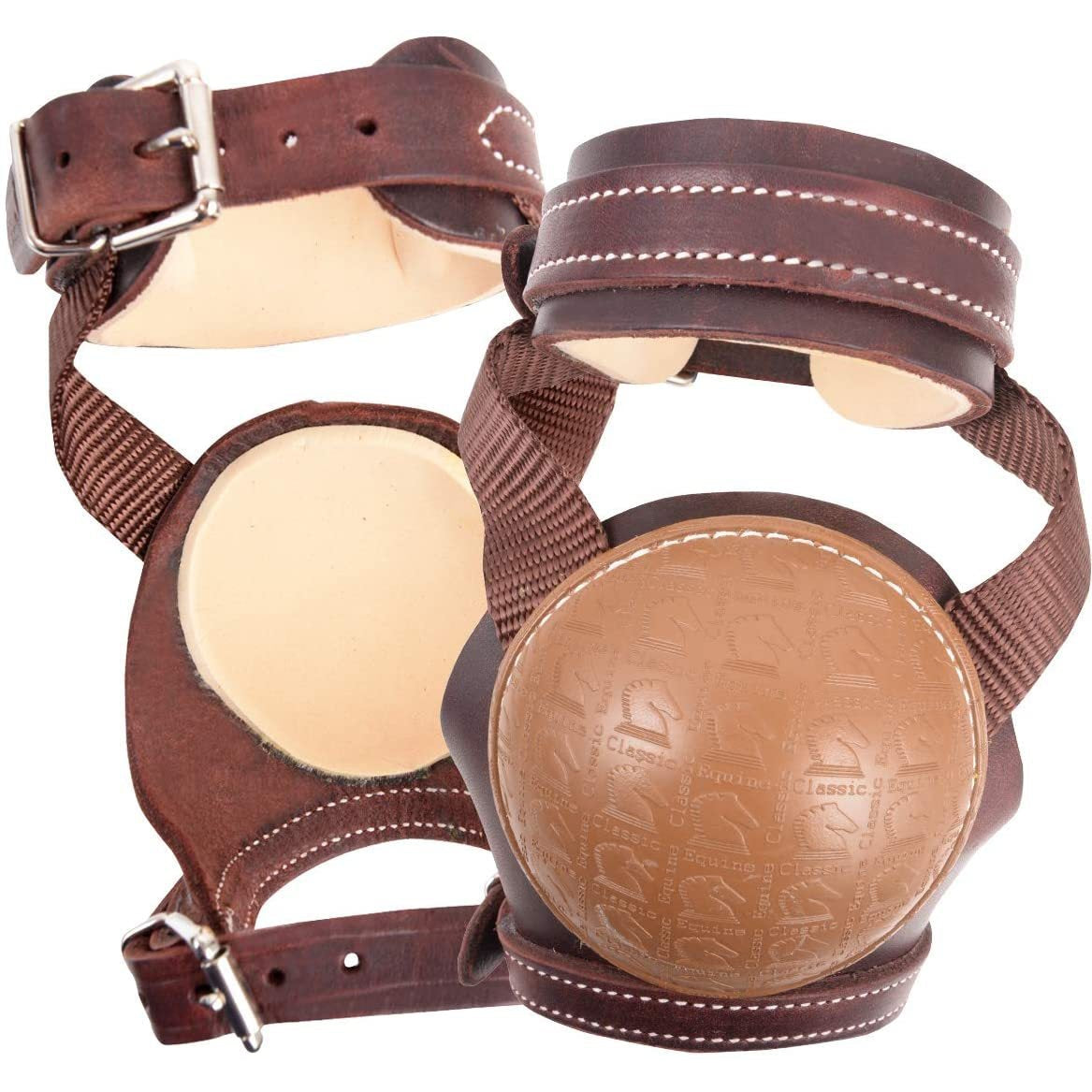 Classic Equine Leather Skid Boot Nylon