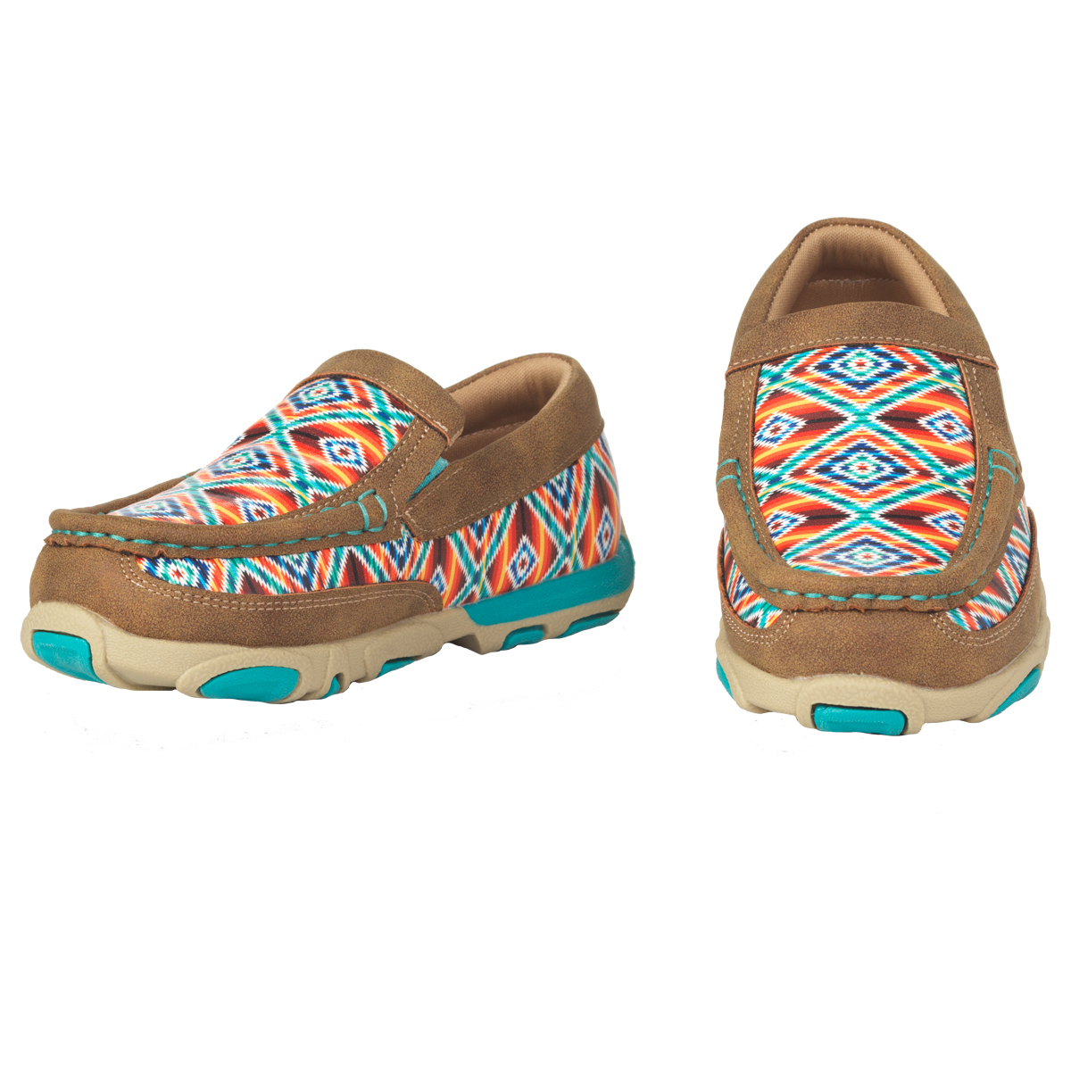 Twister Toddler Brynlee Moccasin Shoes - Brown