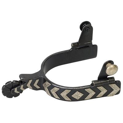 Weaver Ladies' Spur with German Silver Chevron Trim