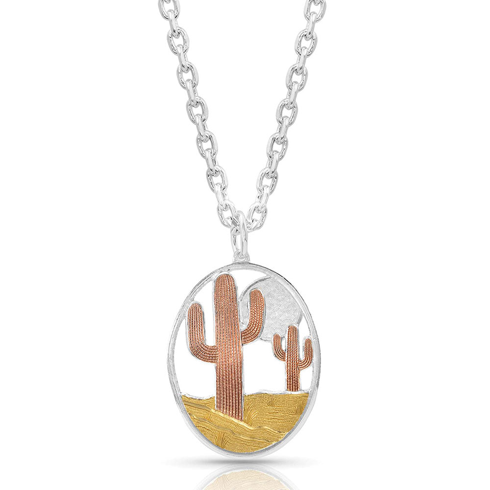 Montana Silversmith Desert Moon Cactus Necklace