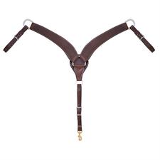 Weaver Leather Basin Cowboy Roper Breast Collar - Brown