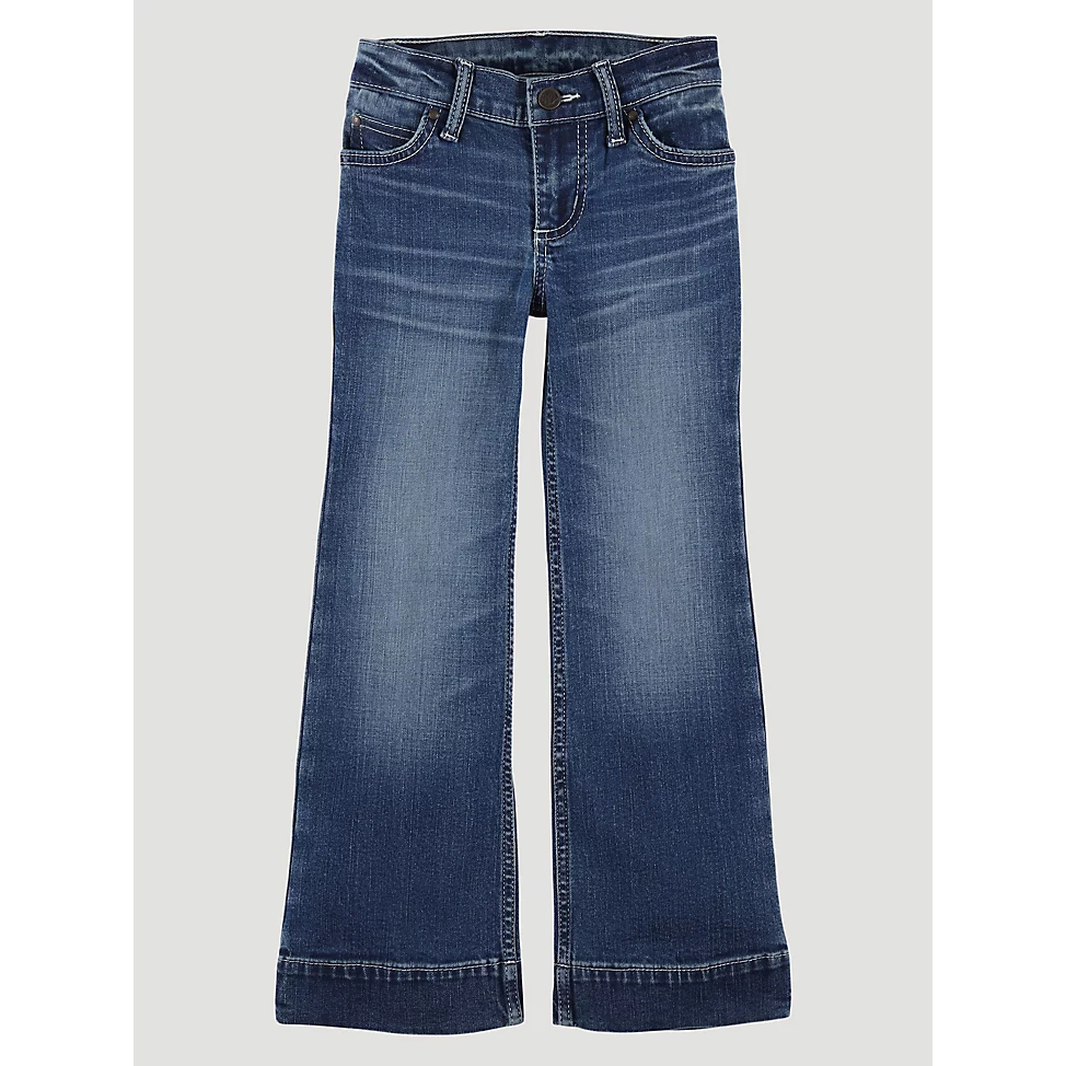 Wrangler Girls Wide Leg Trouser Jeans - Shelby