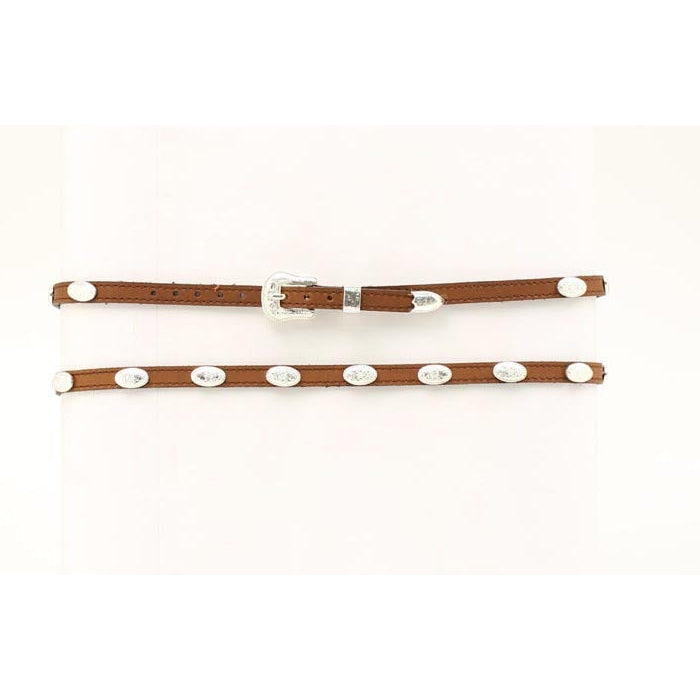 M&F Concho Hat Band - Brown