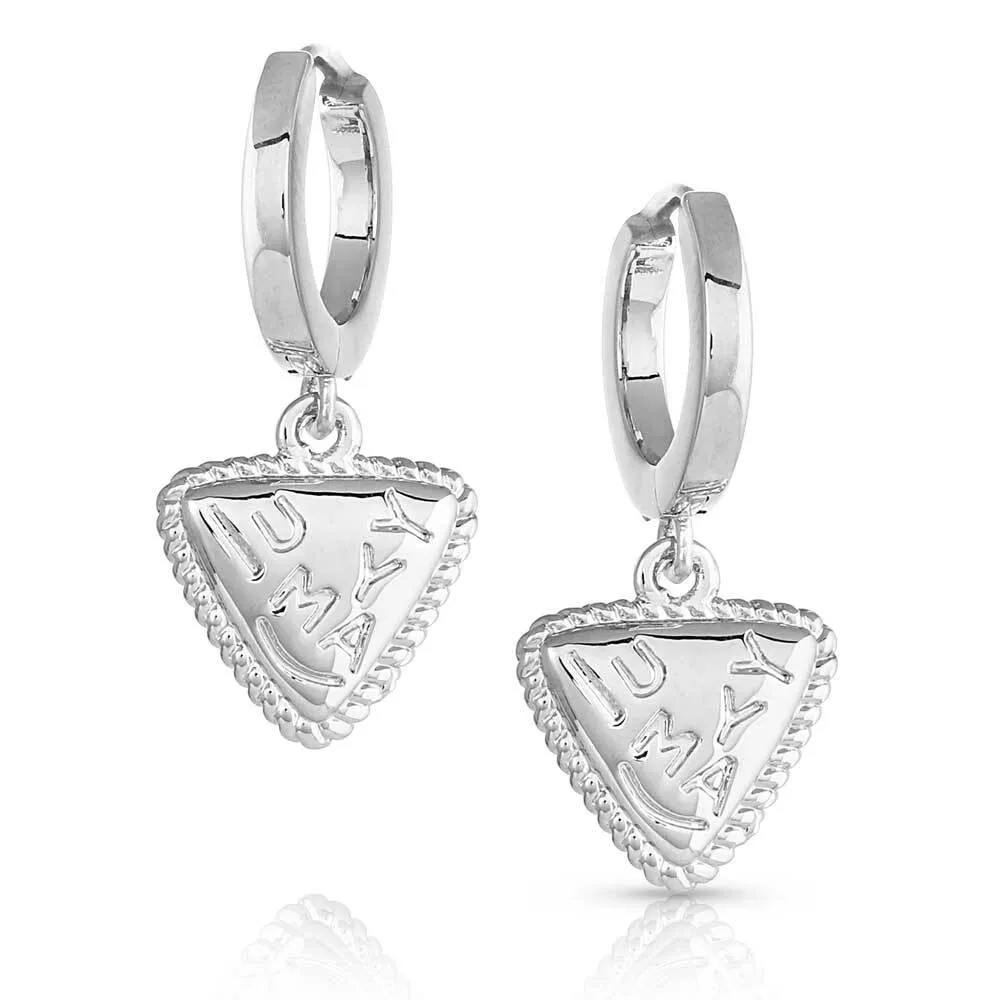 **Montana Silversmiths Noon Cobblestone Turquoise Earrings