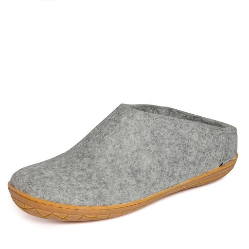 Glerups Slip On Honey Rubber Sole Shoes - Grey