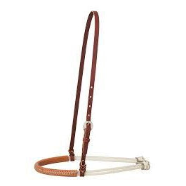 Weaver Leather Covered Rope Noseband, Double Rope