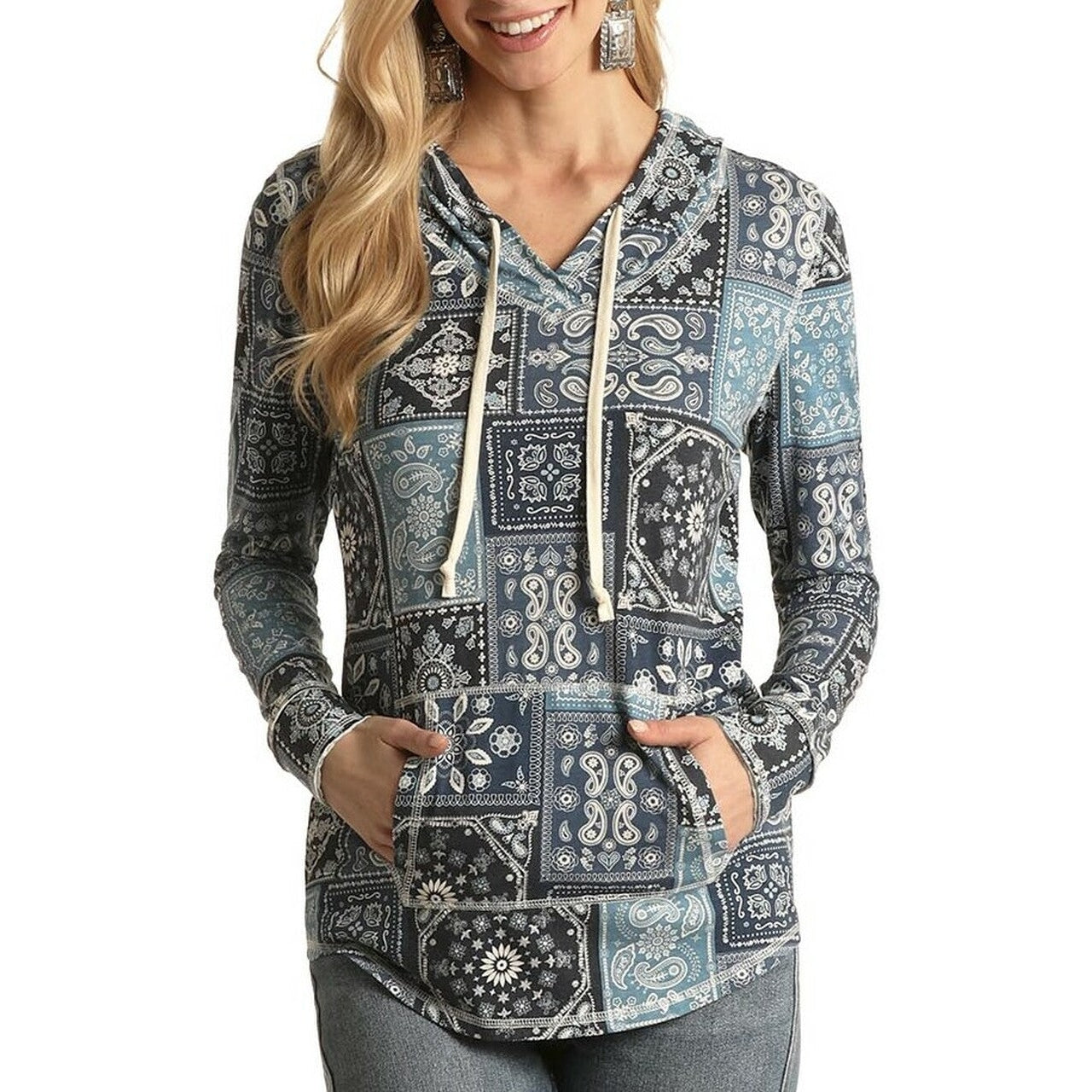 Panhandle White Label Ladies LS Hoodie