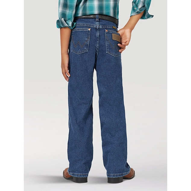 Wrangler Boy's Active Flex Jeans - Stonewash