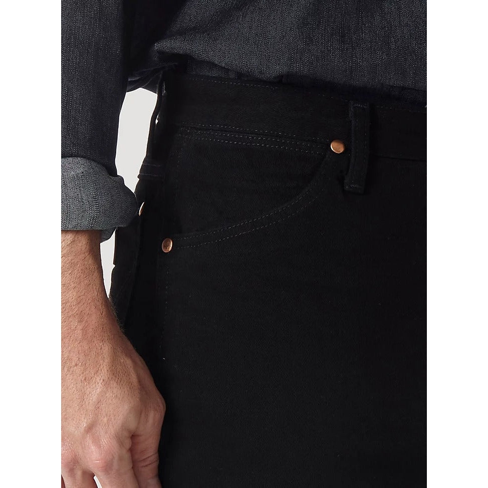 Wrangler Cowboy Cut Slim Fit Men's Jean - Shadow Black