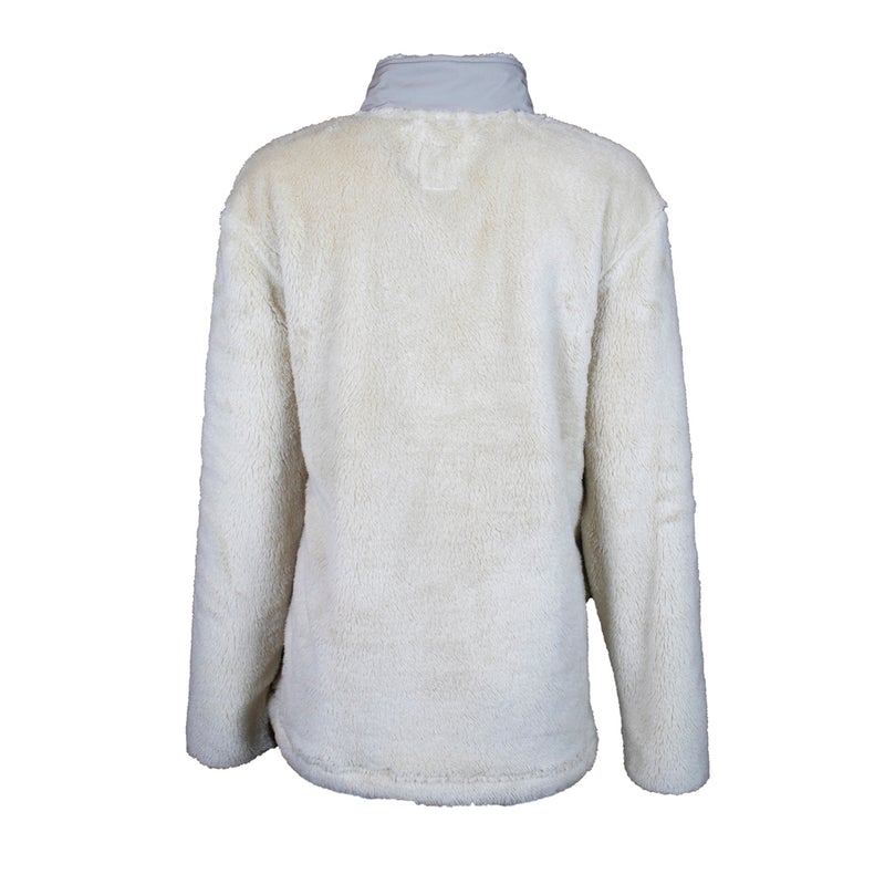 Hooey Ladies Pull Over Cream Fleece w/ Tan Accents