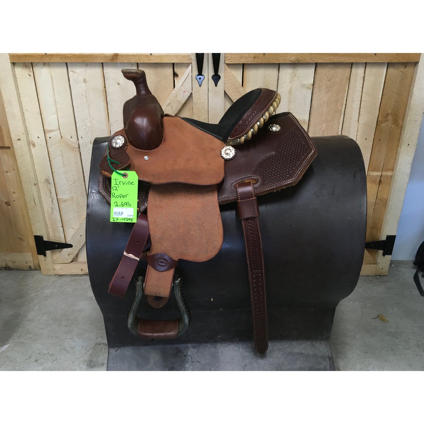 Irvine 12" Roping Saddle
