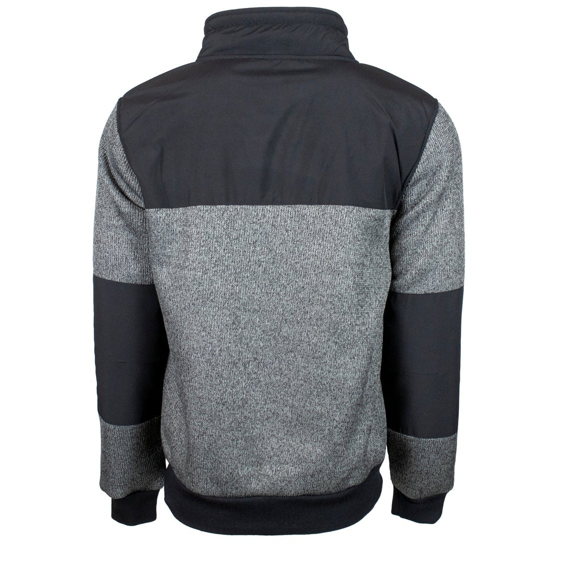 Hooey Sweater Zip Up Grey/Black w/Black Fleece Linig