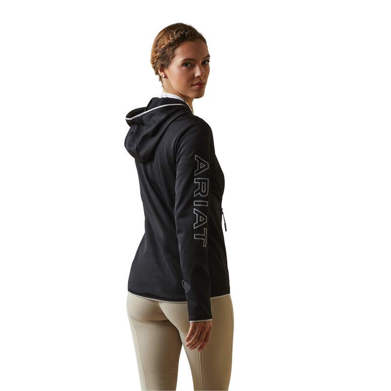 Ariat Womens Bryon Full Zip Hood Black