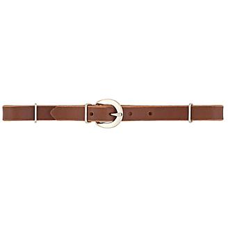 Weaver Leather Straight Bridle Leather Curb Strap - Rich Brown
