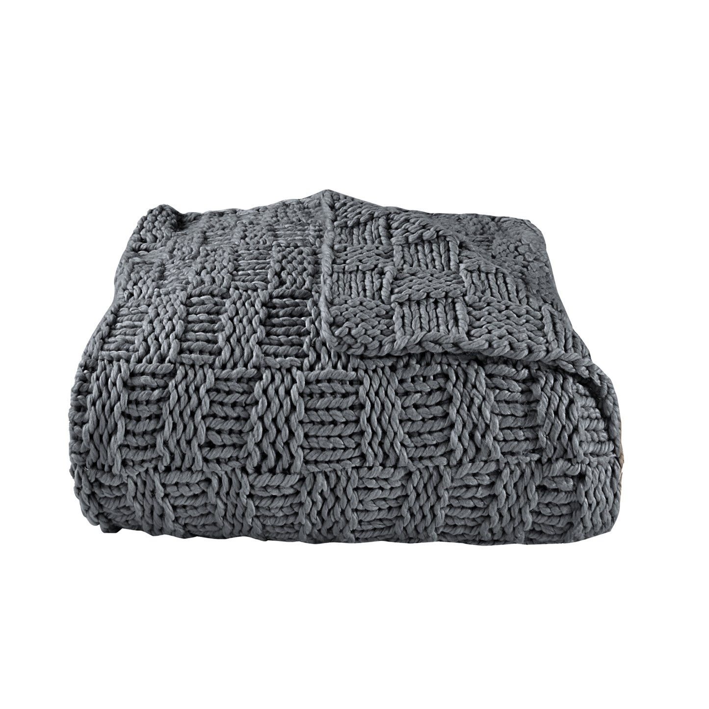 Hiend Accents Hand Knitted Chess Throw 50 x 60