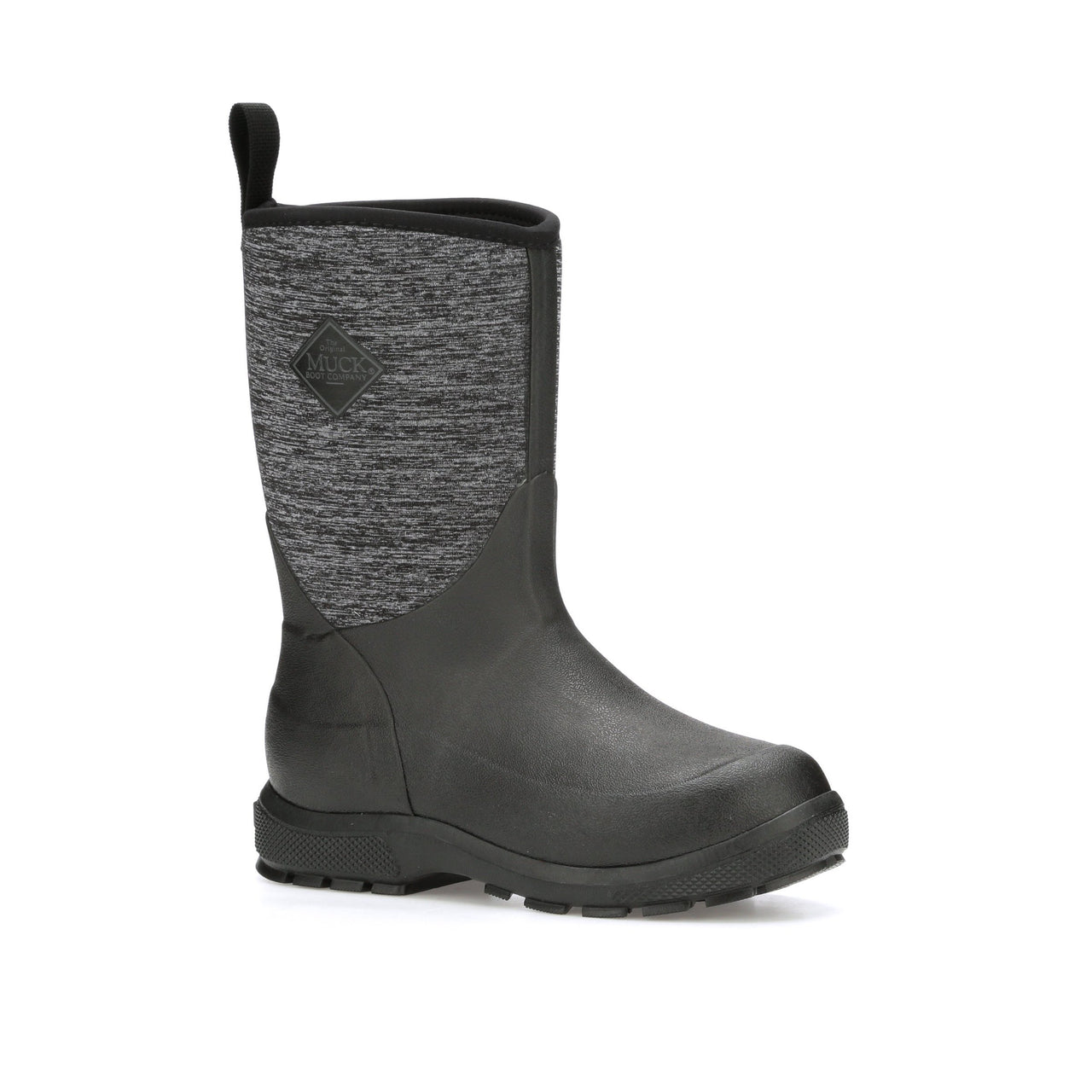 Muck Boots Kids Element Boots - Black/Heathered Jersey