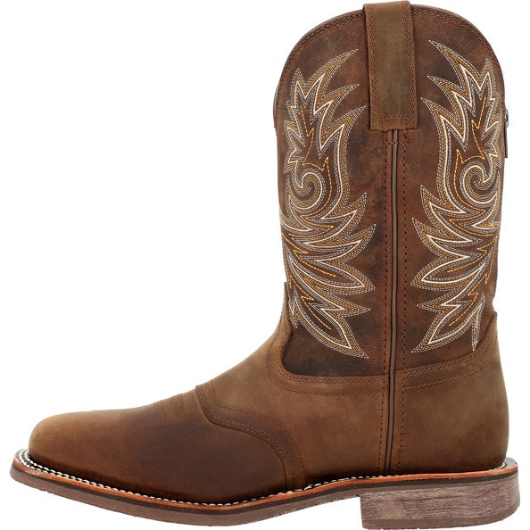 Georgia Men's 11" Carbo-Tec Elite Waterproof Western Work Boot - Brown