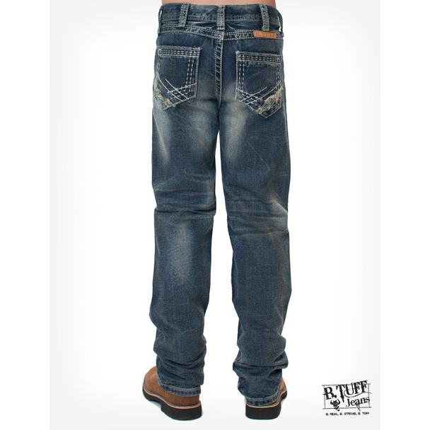 B.Tuff Boy's Torque Jeans - Medium Wash