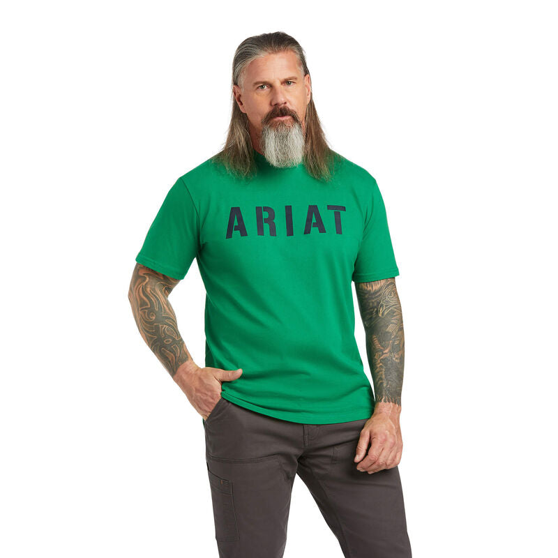 Ariat Men's Rebar Cotton Strong SS Tee - Green
