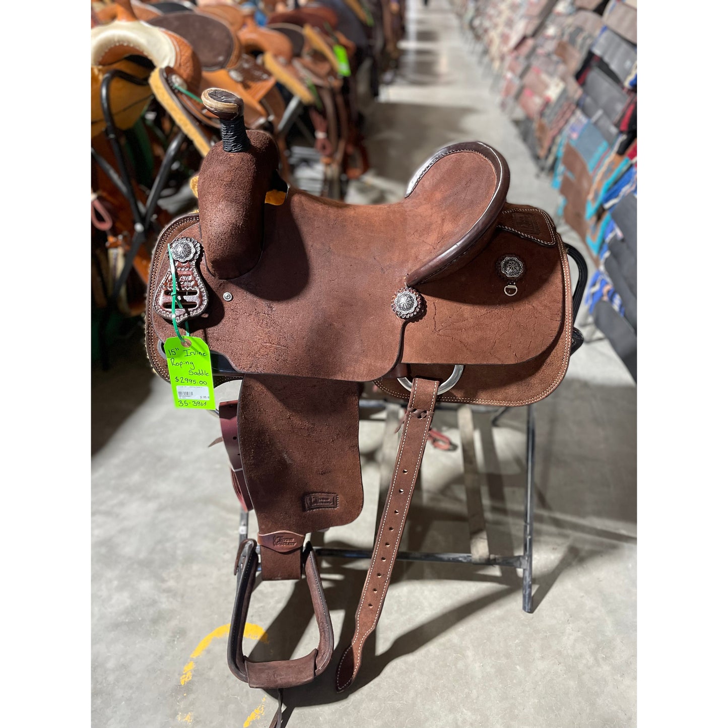 Irvine 15" Roping Saddle