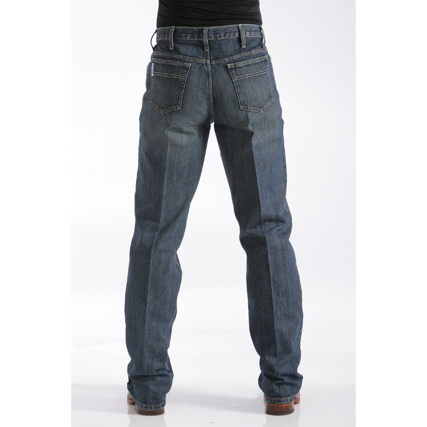 Cinch Men's Relaxed Fit White Label Jeans - Dark Stonewash