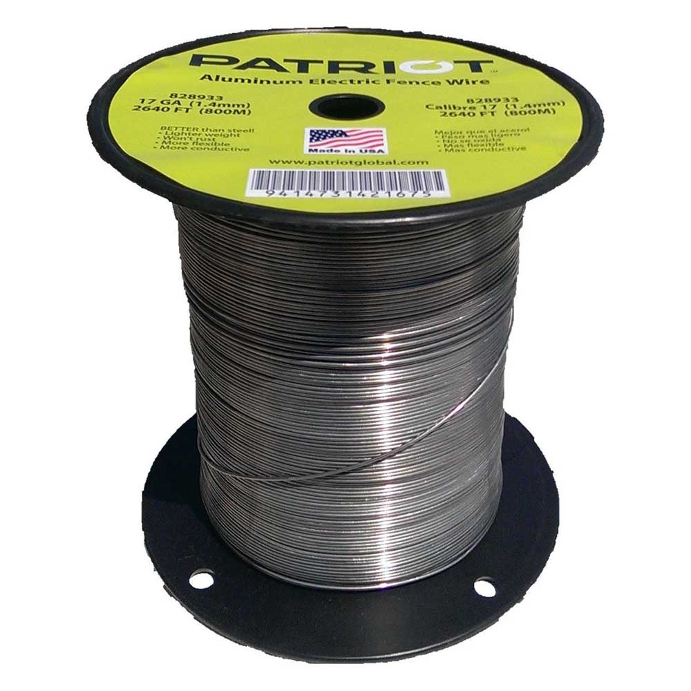 Patriot Aluminum Electric Fence Wire 17 GA 2640 FT