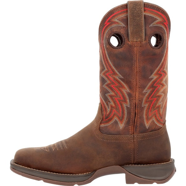 Durango Men's Brown 12" Western Boot - Dark Chestnut