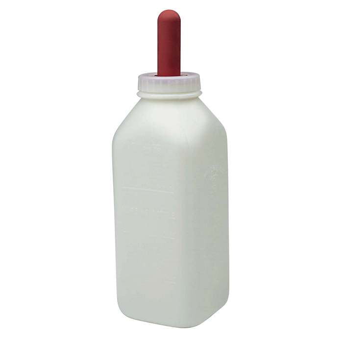 Calf Nursing Bottle with Screw on Nipple - Irvines Saddles