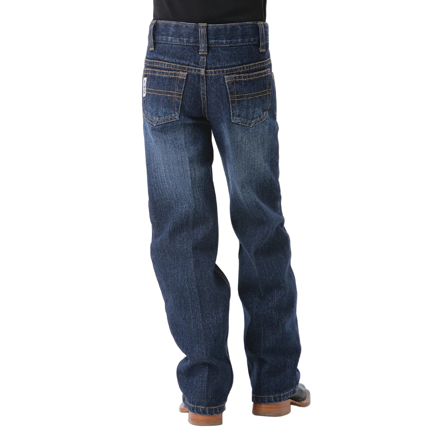 Cinch Boy's White Label Relaxed Straight Jeans - Dark Stonewash - Irvine Tack & Western Wear