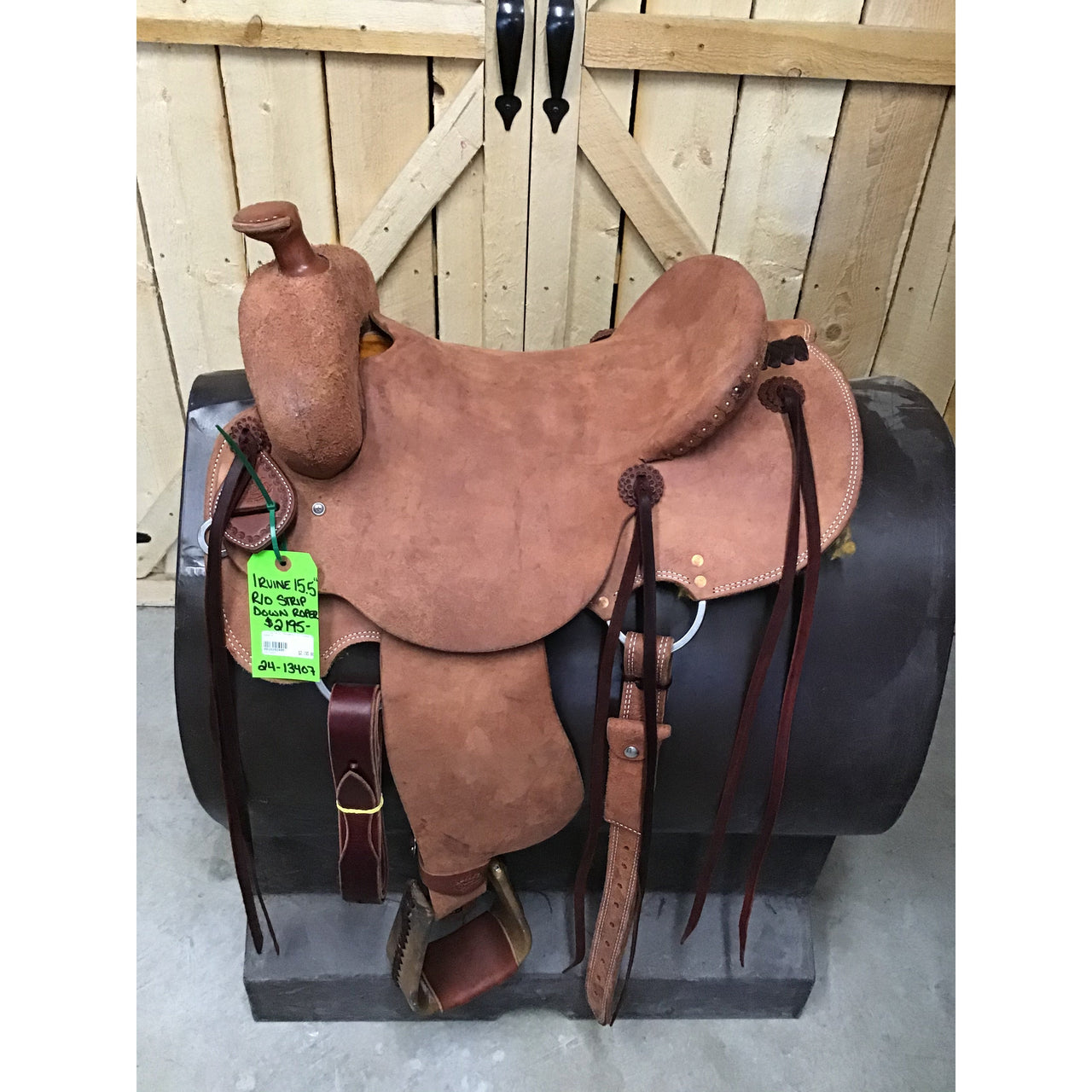 Irvine 15.5" Roughout Stripped Down Saddle