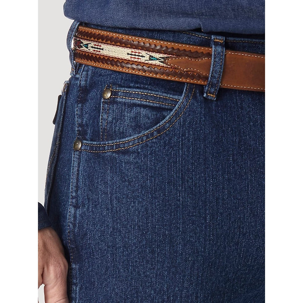 Wrangler Men's Premium Performance Advanced Comfort Cowboy Cut Regular Fit Jeans - Mid Stone