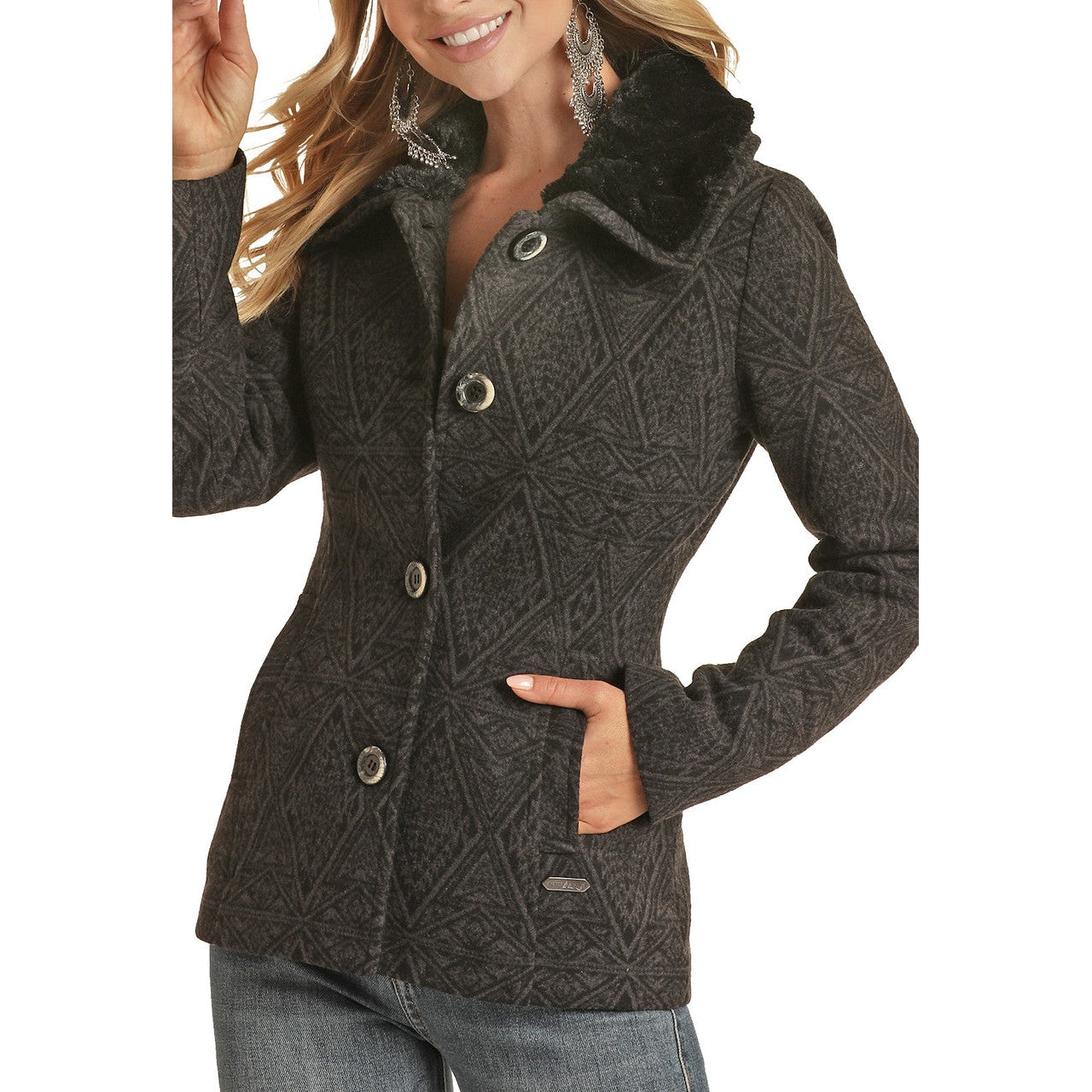 Powder River Ladies Aztec Jacquard