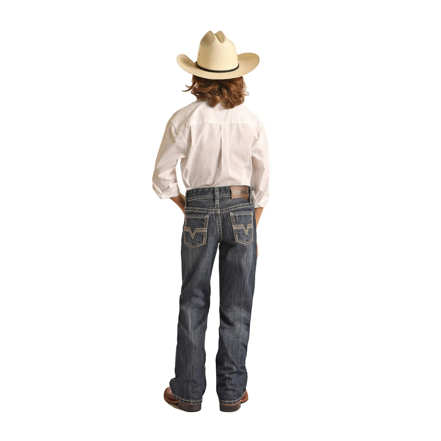 Rock & Roll Boys BB Gun Bootcut Jeans - Dark Vintage Wash