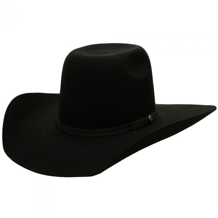 Resistol 4X Hooey Day Money Felt Cowboy Hat BLACK 6 3 4