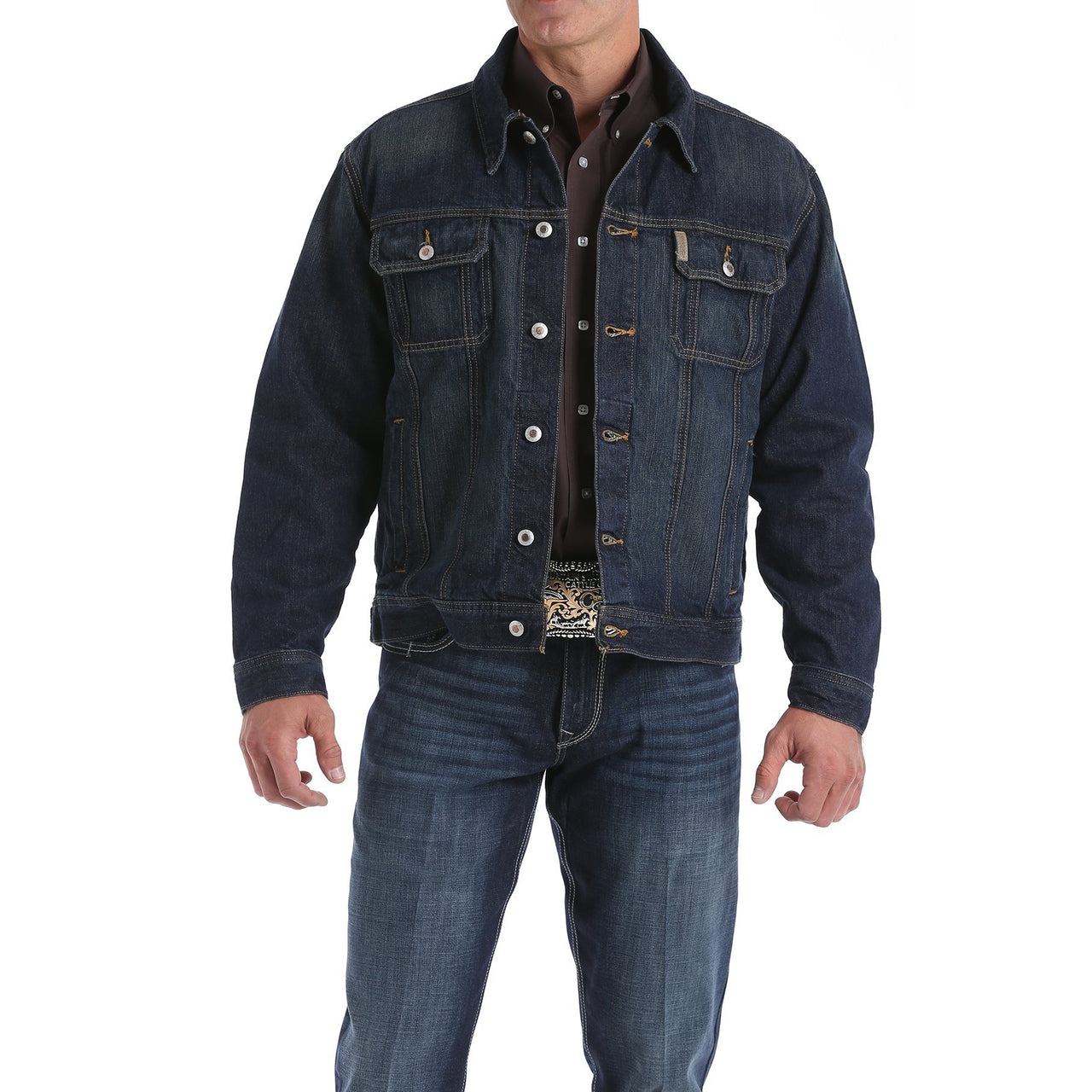 Cinch Men's Denim Jacket - Dark Stonewash