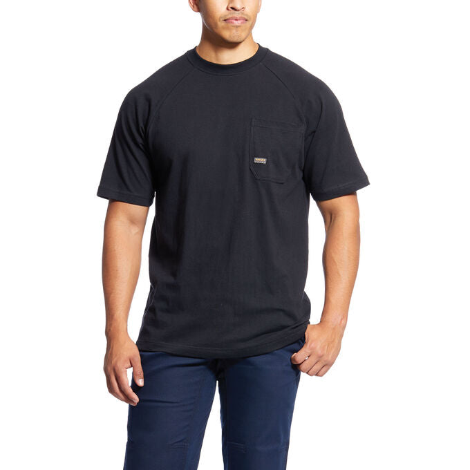 Ariat Men's Rebar Cotton Strong T-Shirt - Black