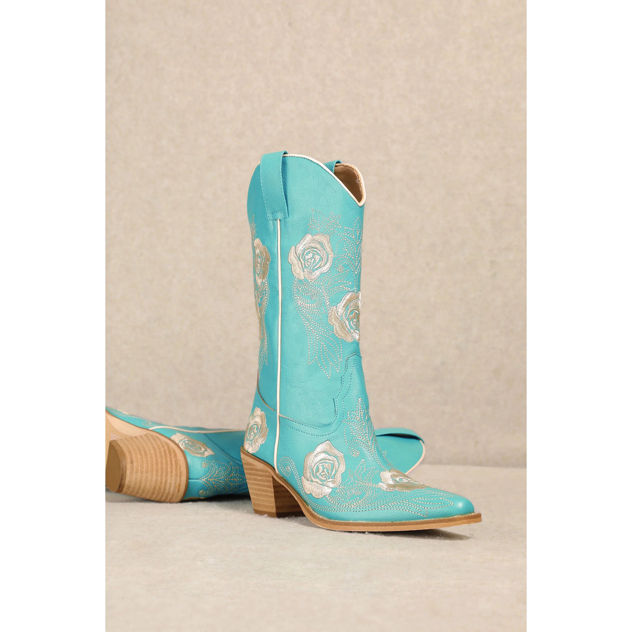 Mi.iM Women's Cali Western Boots - Turquoise
